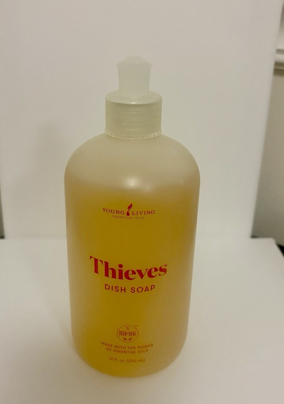 YOUNG LIVING THIEVES DISH SOAP-12 OZ-NEW & SEALED-PLANT BASED DISH SOAP